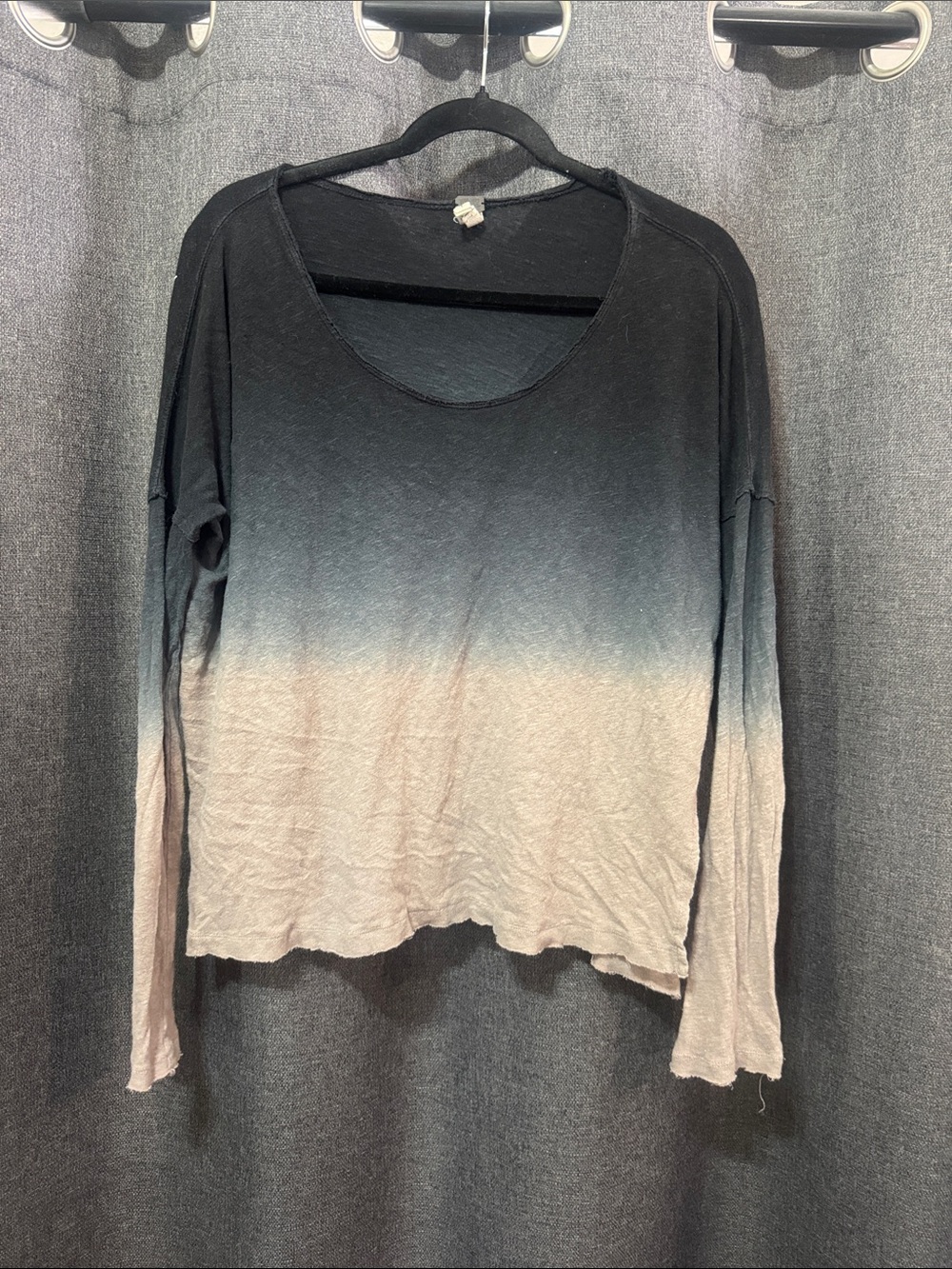 We The Free Ombre Long Sleeve Starry Night Tee